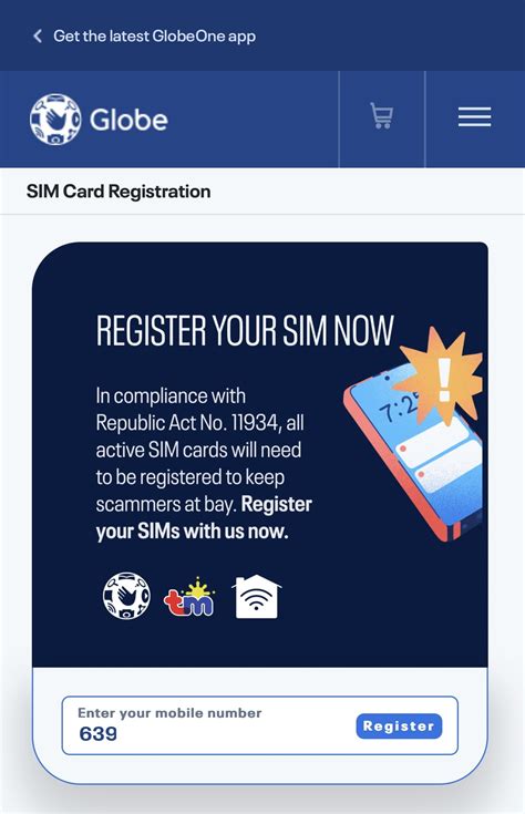 httpps //new.globe.com.ph/simreg|April 2023 Updates: Globe SIM Registration Portal .
